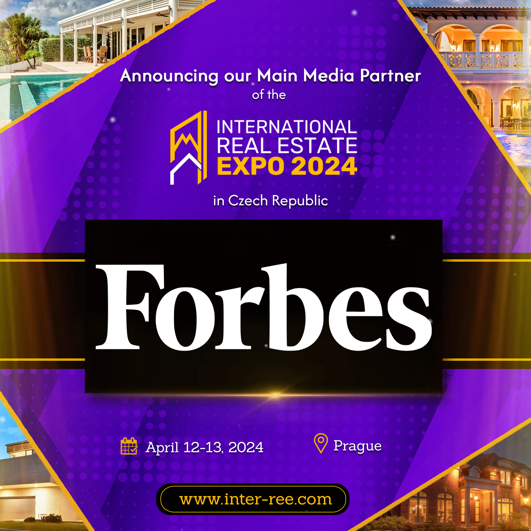 International Real Estate Expo | FORBES welcome post